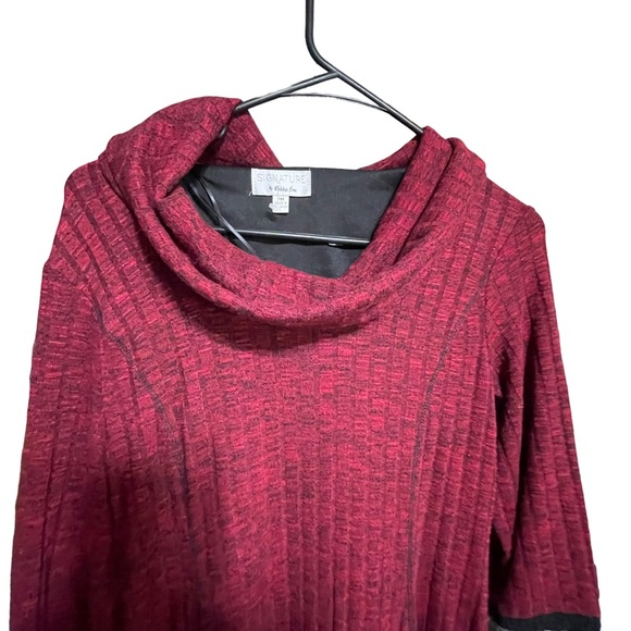 Signature by Robbie Bee cowl neck dress Size PM - Picture 4 of 13